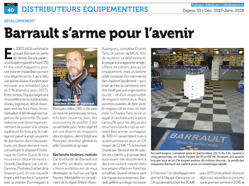 Article de presse Barrault