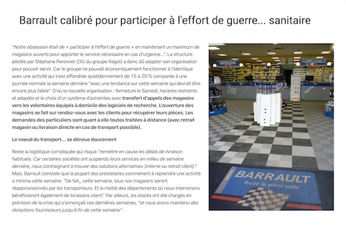 Article de presse Barrault